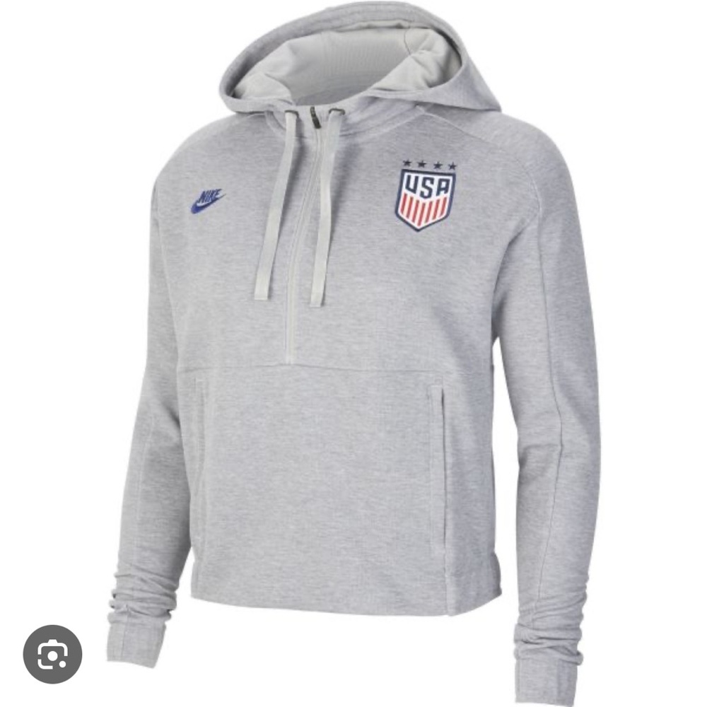 Nike Cropped Zip Up Hoodie